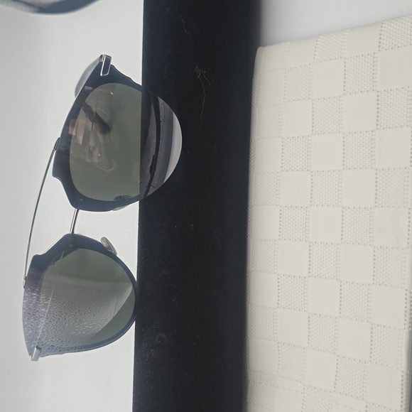 Christian Dior Mirrored Aviator Blue & Silver Women's Sunnies (NWOT)🩶💙🩶 - Picture 3 of 11